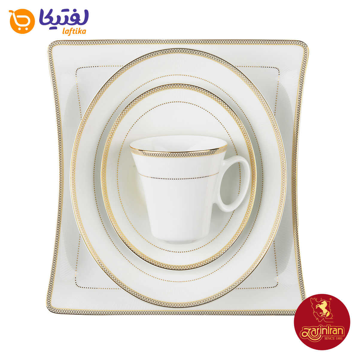 مشخصات سرویس سپینود 12 نفره چینی زرین وینچی